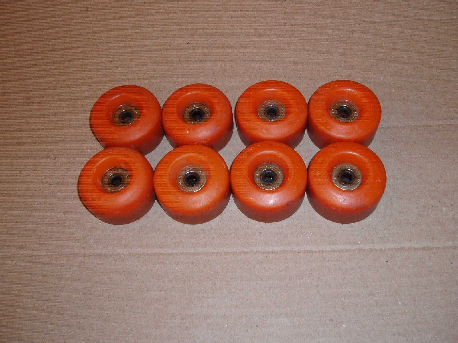 Vintage Orange Roller Skate Wheels Rentals & Hartford Bearings Read