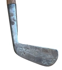 Vtg Golf Club Putter Wooden Shaft AF. HAWKER P.G.A Kro Forged Professional Model