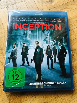 Inception Blu-ray Disc DVD Leonardo Dicaprio Christopher Nolan