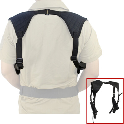 Tactical Shoulder Holster Pistol Cross Draw Hold Vest for Gun Carry