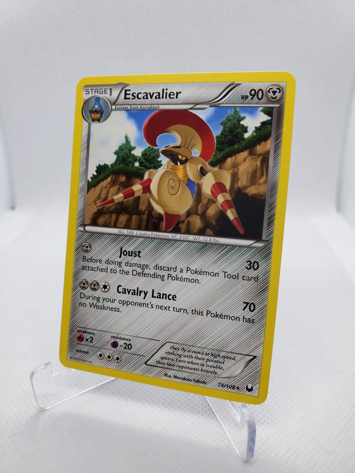 Escavalier - Dark Explorers - Rare - 74/108 - NEAR MINT - B