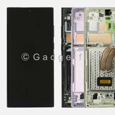 For Samsung Galaxy S23 Ultra OLED Display Touch Screen Digitizer Assembly Frame