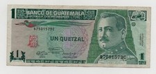 GUATEMALA 1 QUETZAL 1991 PICK 73B LOOK SCANS
