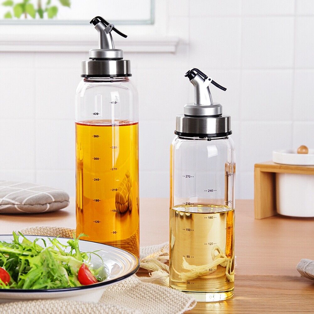 Bottle Vinegar Kitchen Seasoning Bottle  Oil Sprayer Oil Dispenser Sauce Bottle