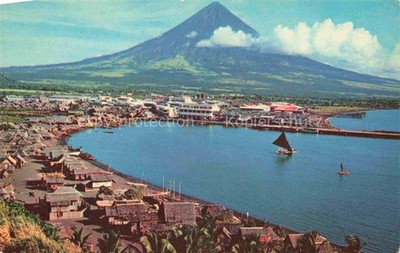Legaspi Albay Philippines The volcanic peak Mt. Mayon