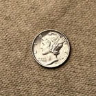 1945-S MICRO S Mercury Dime ~~ Borderline Uncirculated (AU++)