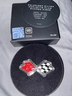 Corvette Flag Emblem Shaped Colorized 1 oz Silver Medal OP