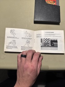 Double Dragon Nintendo NES Super Limpio Probado Propietario Original con Manual