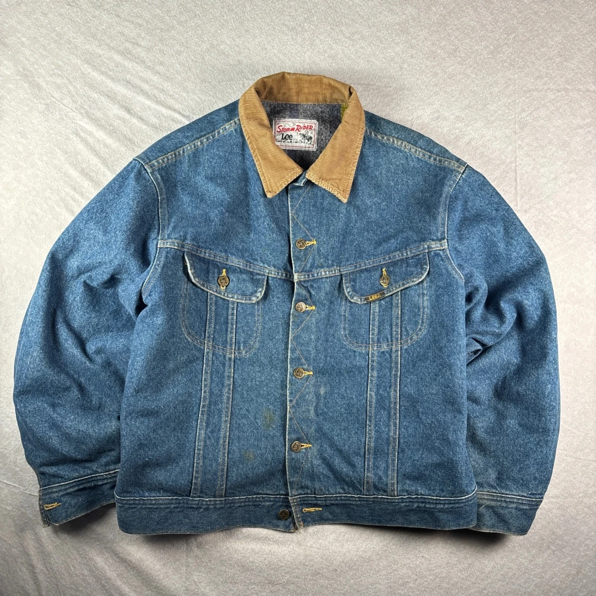 lee storm rider jean jacket products for sale | eBay