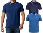 Ben Sherman Mens Twin Tipped Polo Short Sleeve T-Shirt Cotton Top Collared Tee