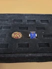 Lot of 2 Vintage Sterling 925 Gemstone Rings Size 9 Both 13.7 GM.