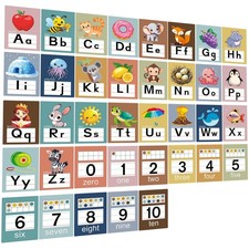 Alphabet Letters for Wall - ABC Alphabet Poster Classroom Wall Alphabet Alpha...