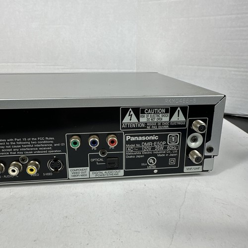 Panasonic DMR-E50 DVD Video Recorder Player DVD-RAM DVD-R Remote & Cords Works - Picture 9 of 18