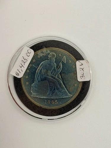 1845 Liberty Seated Silver Dollars