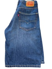Levi Strauss Mens Shorts 32 Blue Denim 569 Classic Dark