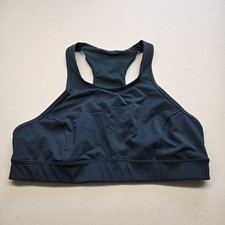 Lululemon Women Sports Bra 12 Blue Pace Perfect Wireless Racerback