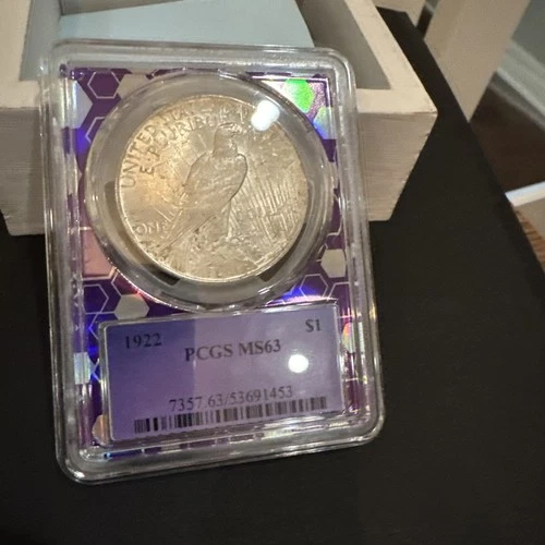 1922 Peace Dollar  PCGS MS63