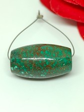 Handmade Turquoise Barrel Beads -Natural Gemstone Making For Jewelry