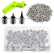 96 PCS Alloy Steel 1/4/3/16/1/8 Inch Track Cross Country Spikes With Wrench
