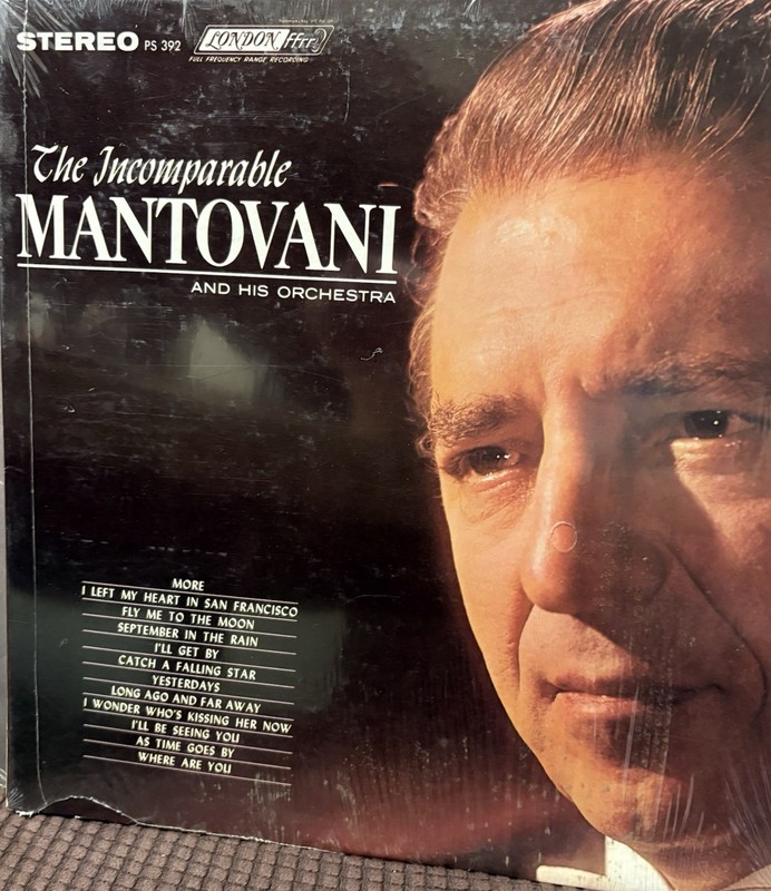THE INCOMPARABLE MANTOVANI & HIS ORCHESTRA LP VINYL-1964-LONDON #PS392-USED