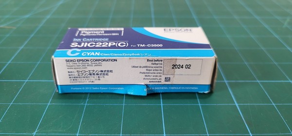 Epson SJIC22P(C) Druckerpatrone (C33S020602) Cyan Ablauf 2024 02!!!! _0.08_5-image