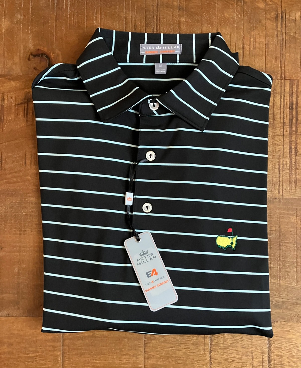 Peter Millar Masters Polo - Summer Comfort- New w/ Tag - Black