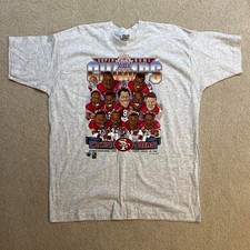 1995 San Francisco 49ers Super Bowl XXIX Champions Tee shirt VK17391