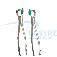 Dental Extraction FORCEPS Molar Series 2 Pcs Set with 10 Free Bumpers