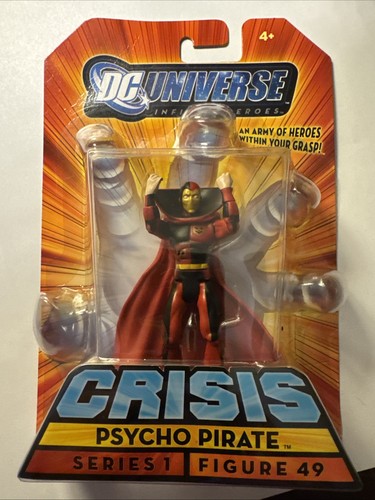 DC Universe Infinite Heroes Crisis Psycho-Pirate Modellino Serie 1 Nuovo  - Foto 1 di 2