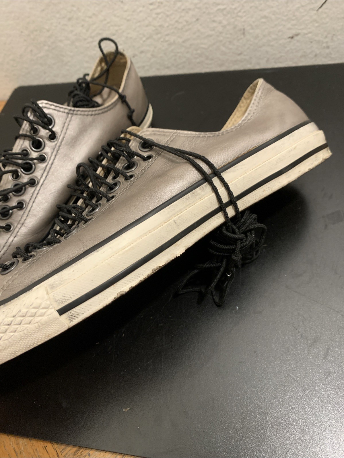 Converse John Varvatos Sample Silver Multi Eyelet… - image 15