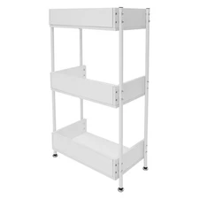 3 Tier Portable Bookshelf Bookcase For Small Space Dorm Open Three Shelf Display