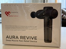Aura Revive Deep Muscle Pain Relief Device - Heated Massage Gun
