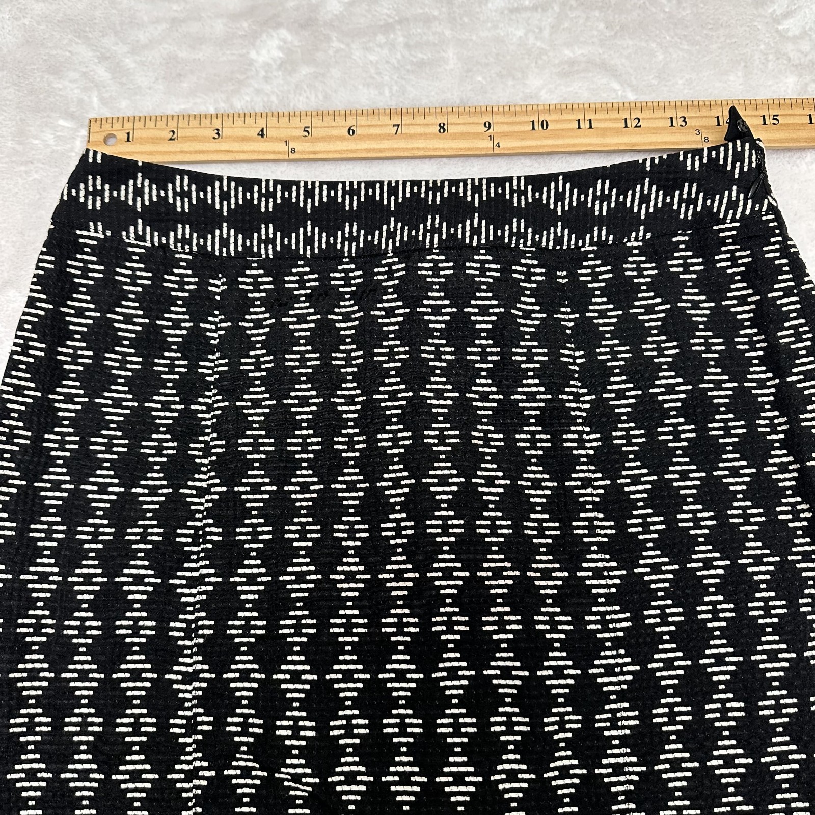 Etcetera Black & White Geometric Pattern Cotton B… - image 10