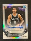 Dylan Harper 2025-26 Bowman Chrome Rookie Auto Refractor 470/499 Spurs