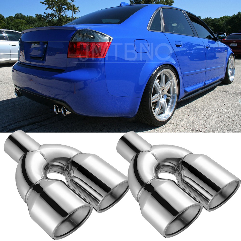 Audi S5 4.2 V8 3.5 ツインスラッシュチップマフラー awe exhausts and