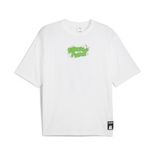 PUMA X Crew Neck Short Sleeve T-Shirt Mens White Casual Tops 63241302