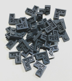 Lego Dark Gray Plate 600pc Lot 2x12 2x10 2x8 2x6 2x4 2x3 2x2 1x10 1x8 1x6 1x4 +