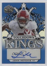 2022 Leaf Metal Draft Blue Prismatic 22/30 John Metchie III #TK-JM1 Auto 0u66