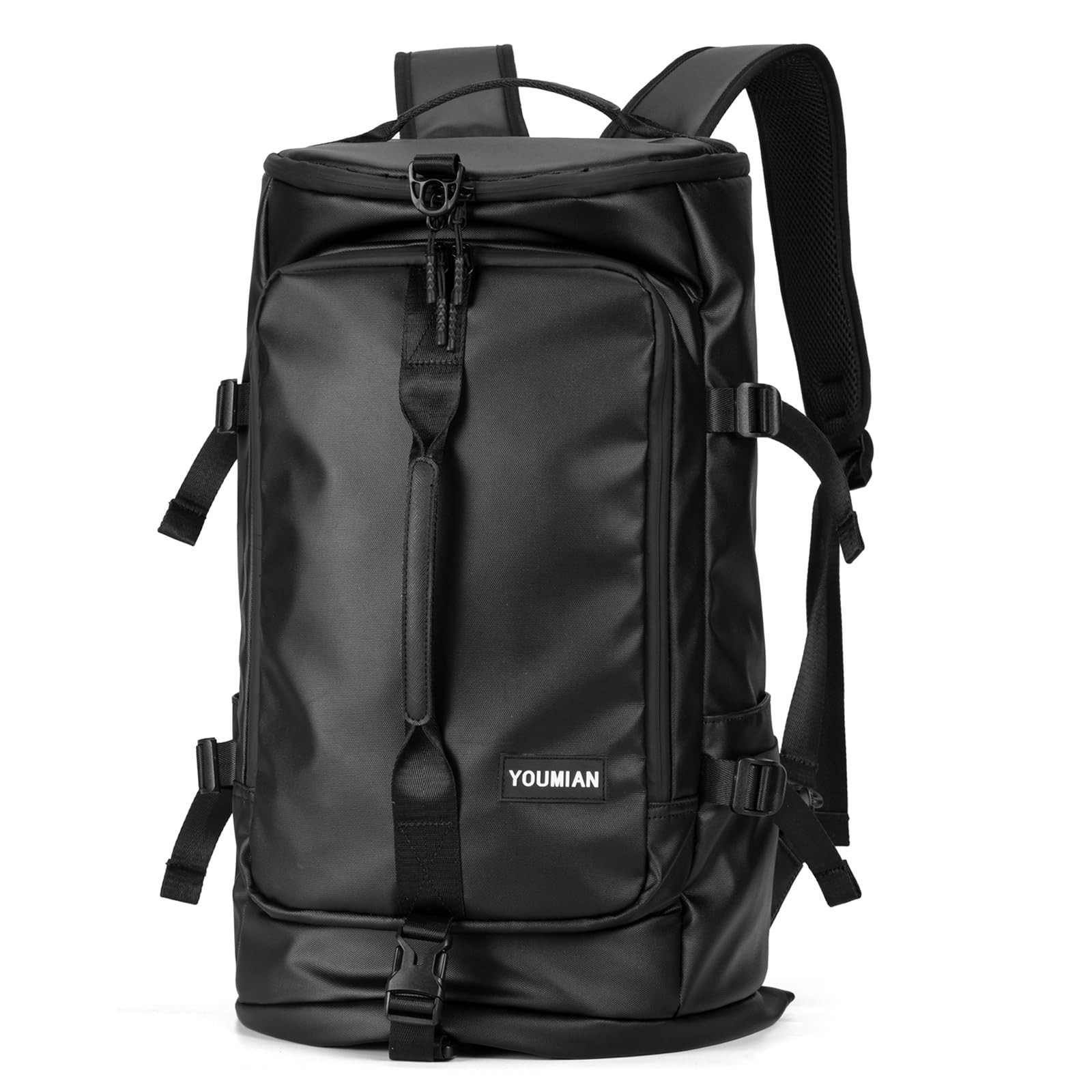 YOUMIAN Gym Duffle Bag 3 IN 1 Travel Backpack 40L Waterproof Shoe Compartment...