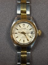 Vintage TUDOR Princess Oysterdate 92313 23mm Automatic Two-Tone Champagne Dial