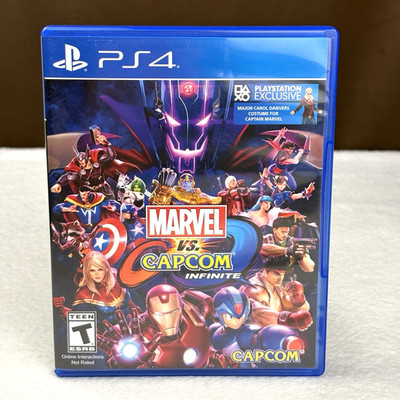 Original 2017 PS4 PlayStation 4 Marvel Vs. Capcom: Infinite Video Game CIB!