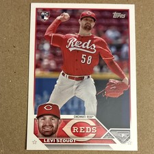 Topps 2023 Update Series Levi Stoudt Cincinnati Reds #US149 Rookie MLB Card