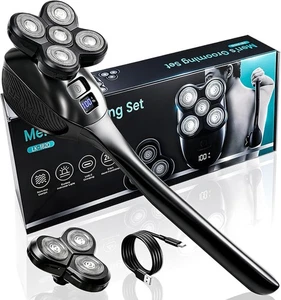 Rasoir arrière pour hommes, rasoir arrière électrique rechargeable avec poignée longue
