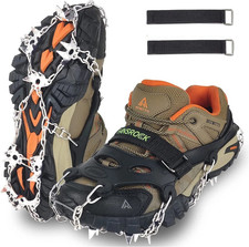 Ice Snow Anti Slip Spikes Grippers Crampons Ice Cleats For Hike Shoes Boot 