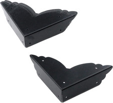 Metal Box Corner Protector Black Edge Safety Bumpers Furniture Corner Cover G...