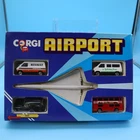 Vintage Toy Cars CORGI 3125 Airport Set Coffret d’ Aeroport 1986 RARE see descrp