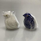 Auth mikimoto - Navy White Ceramic Accessory