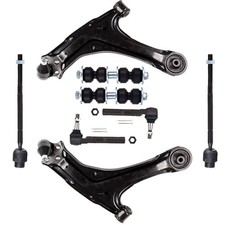 8pcs For 2003 Chevy Malibu Front Lower Control Arms Tie Rods Sway Bar Links Kit 8pcs For 2003 Chevy Malibu Front Lower Control Arms Tie Rods Sway Bar Links Kit