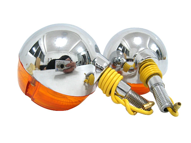 SUZUKI GT125 GT185 GT250 GT350 TS400 SEÑAL DELANTERA + TRASERA 4 PIEZAS 12V (CA) Foto 3 de 4