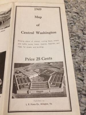 1949 Map of Central Washington, DC
